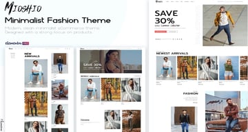 Mioshio - Fashion eCommerce Elementor Template Kit