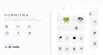 Furnitra - Modern eCommerce Elementor Template Kit