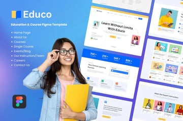 Educo - Education & Online Course Figma Template