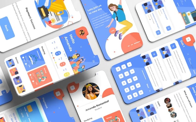 Geniuses UI Kit - Education Course Apps