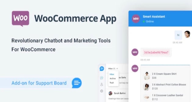 WooCommerce Chat Bot & Marketing App for Support Board