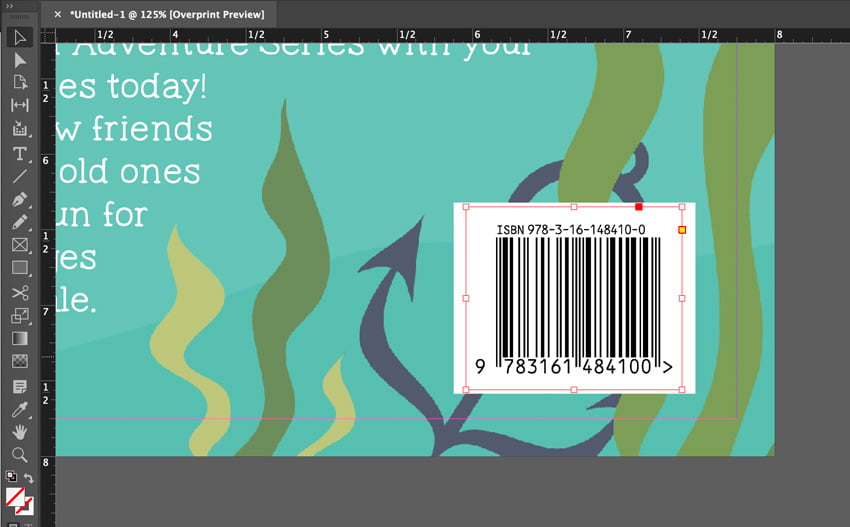 indesign place barcode