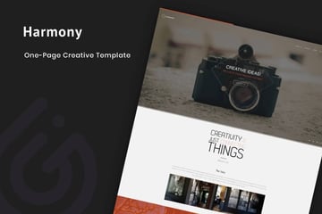 Harmony - Animated One-Page HTML 5 Template