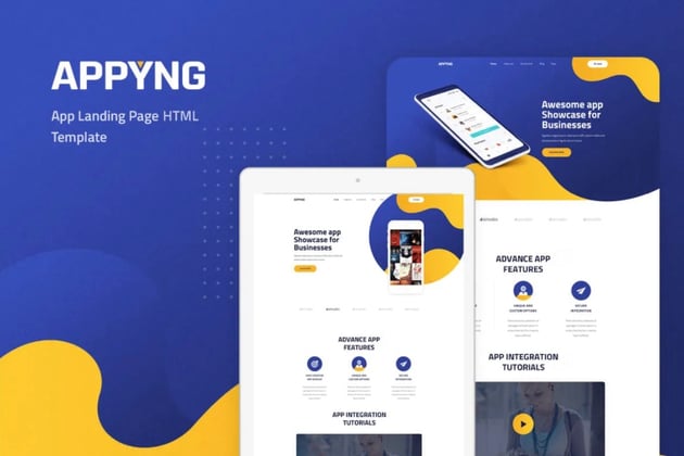 Appyng - App Landing Page HTML Template