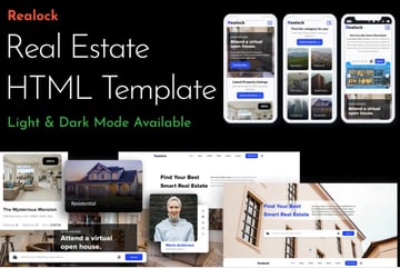 Relock - Real Estate One Page HTML Template
