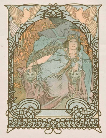 Ilsee, Princesse de Tripoli by Alphonse Mucha