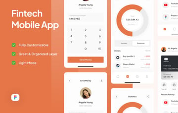 Fintech Mobile App - Prototyping Template