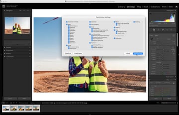 Synchronize Edit Settings in Adobe Lightroom