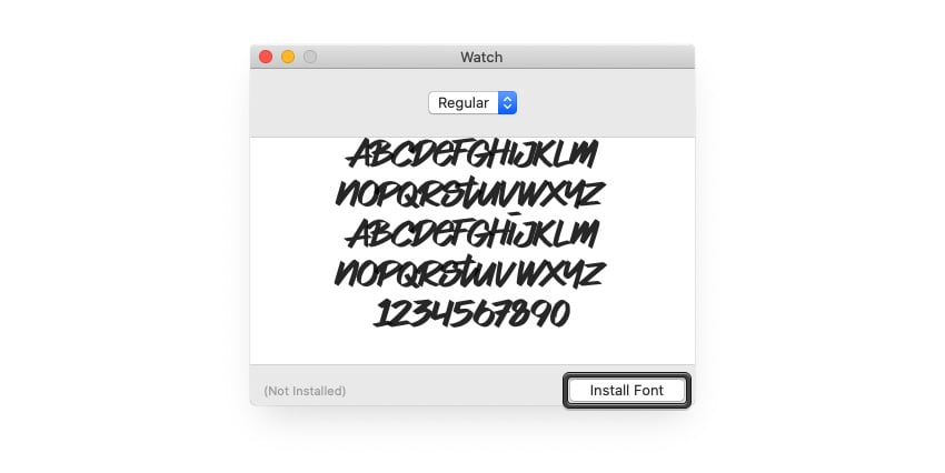 how to add a font to Illustrator on a Mac