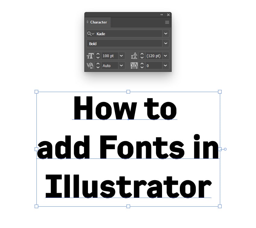 how to download font and add to illustrator