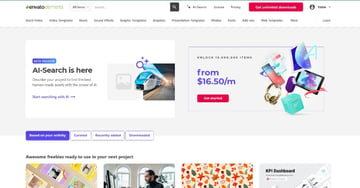 Envato Elements Website Thumbnail