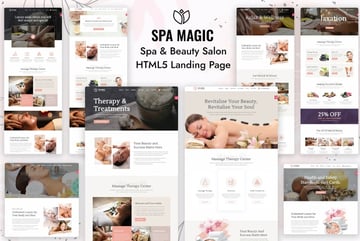 SpaMagic - Beauty Spa Salon Wellness Center HTML