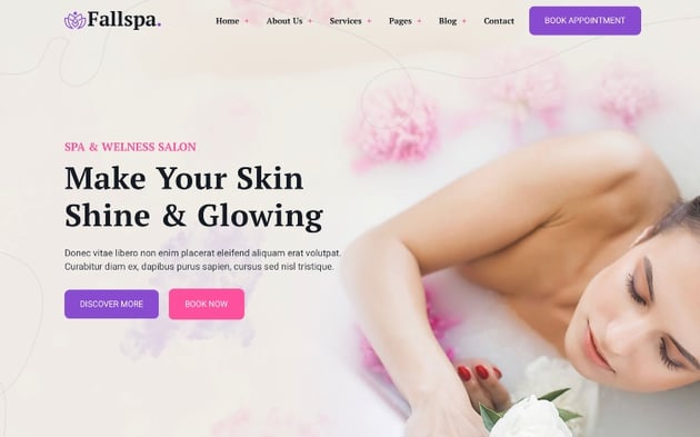 Fallspa - Beauty & Spa Center HTML Template