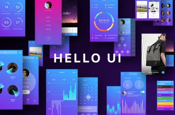 Hello UI Kit for SaaS Website Designs 