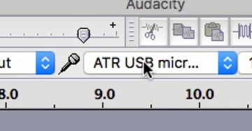 Mic Input Selection Area