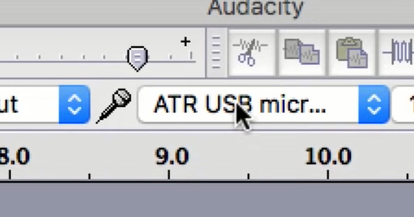 Mic Input Selection Area