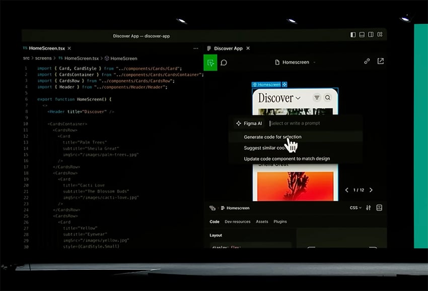 You will be able to generate production-ready code with Figma AI.