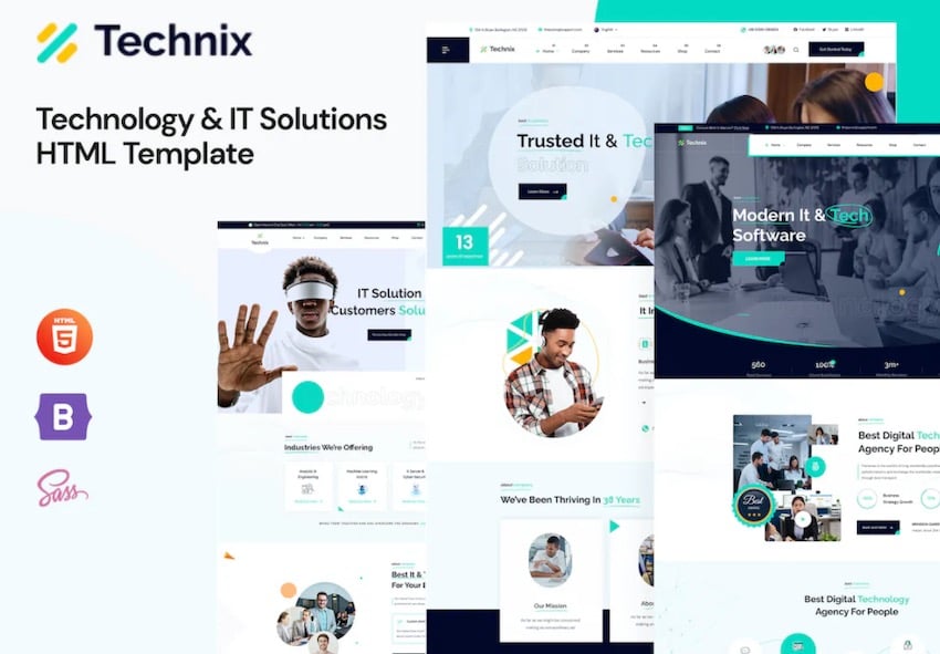 technix html home security template