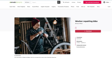 Envato Elements website thumbnail