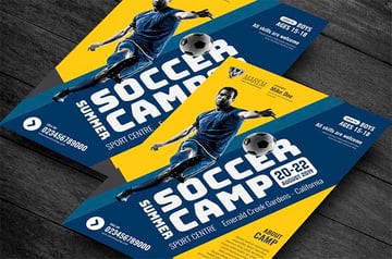 Summer Soccer Camp Flyer