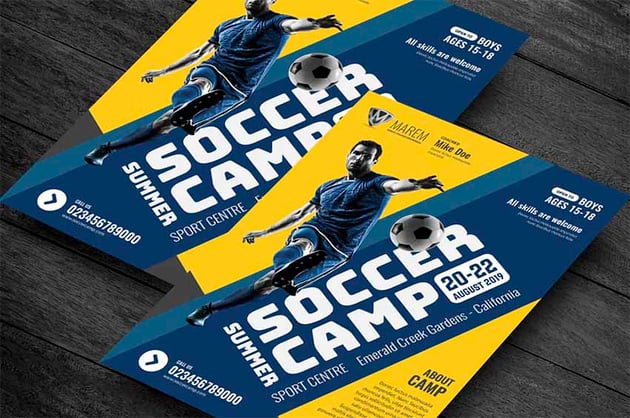 Summer Soccer Camp Flyer