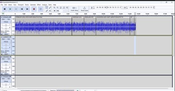 Audacity app screenshot for an article to show how to use Audacity reverb effect.