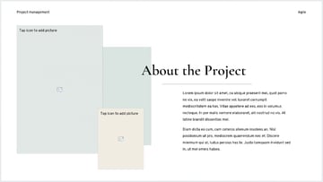 Present a project