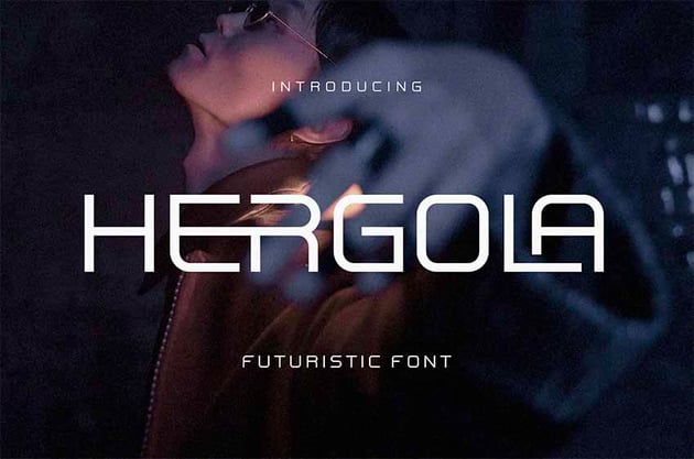Hergola Futuristic Sans Serif