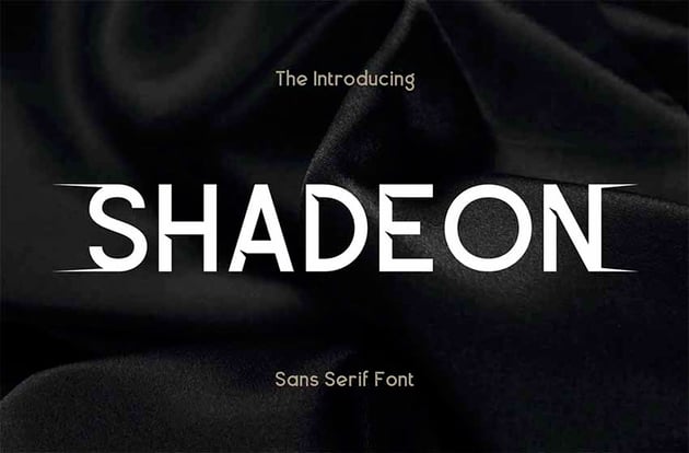 Shadeon Sans Serif Font