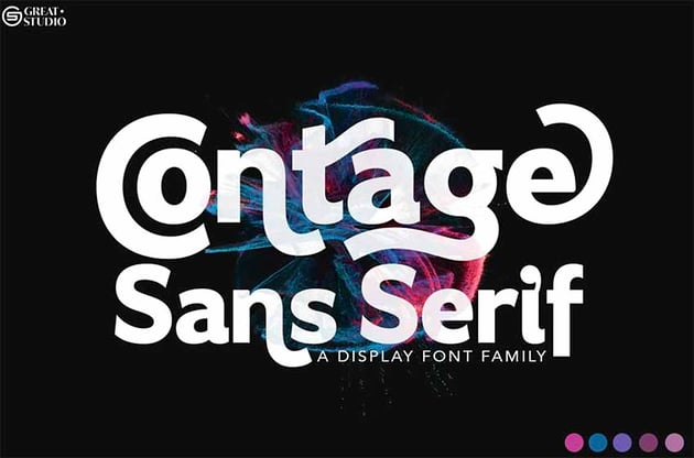 Contage Sans Serif Fonts