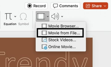 Local Video File Embed Step 2