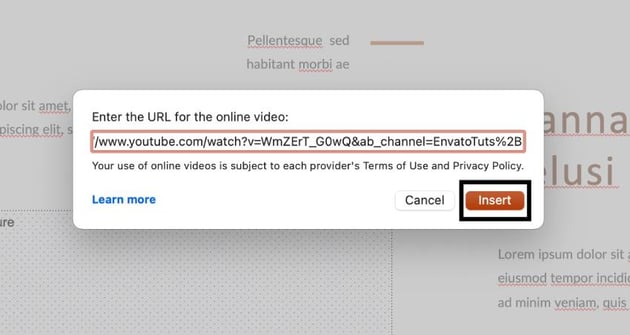 How to Embed Web Videos in PowerPoint Step 2.1