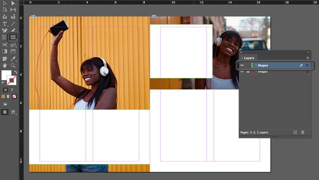 indesign rectangle tool