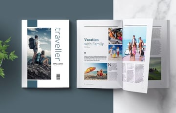 editorial magazine template