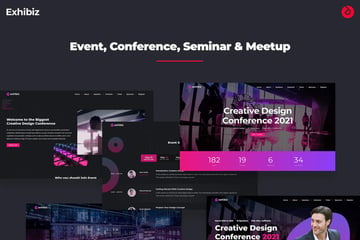 Exhibiz - Onepage Event, Conference, and Meetup
