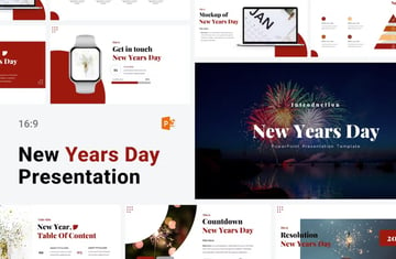 New Years Day - Power Point Template, a premium template from Envato Elements