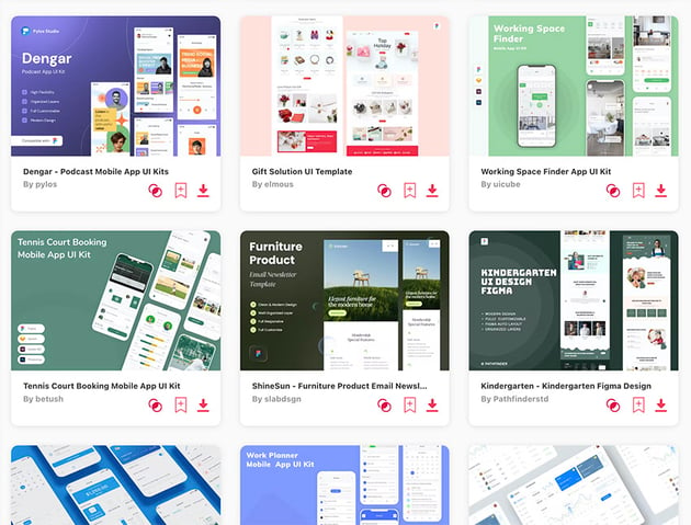 Envato Elements graphic templates compatible with Figma