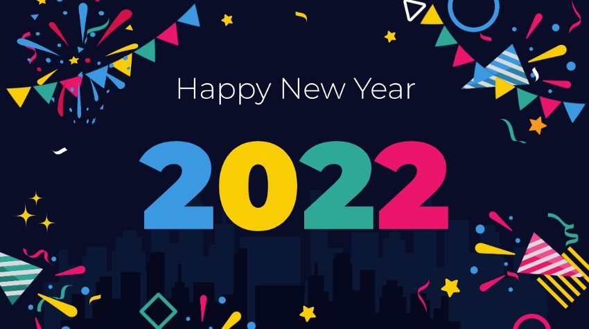 Free Happy New Year PPT Template