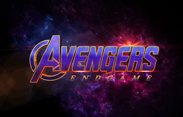 Avengers text effect psd file final result