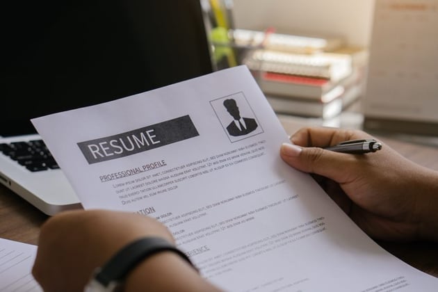 A resume writer helps people create a resume.
