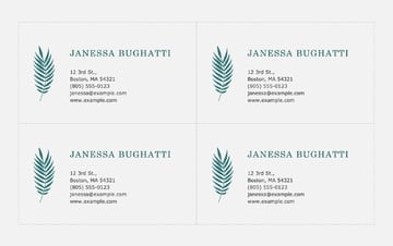 Botanical - Free Multipurpose Business Card Template