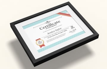 certificate template