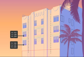 How to color all front perspective windows