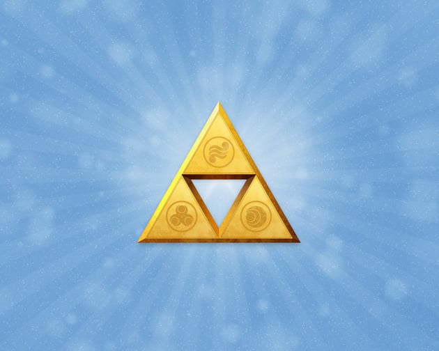 Legend of zelda Triforce logo final image