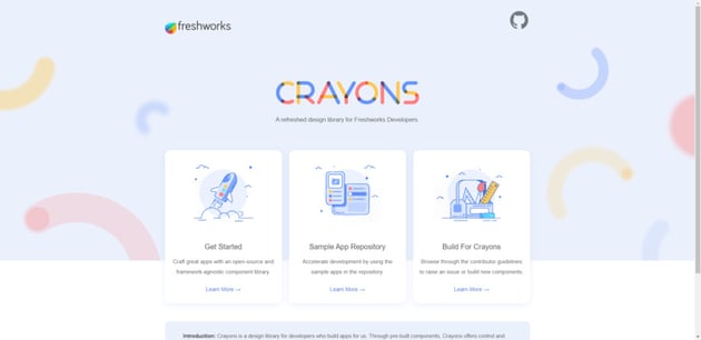 Crayons is the design system for Freshworks