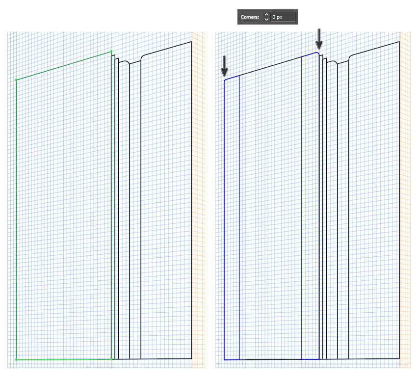 How to make a building in perspective 