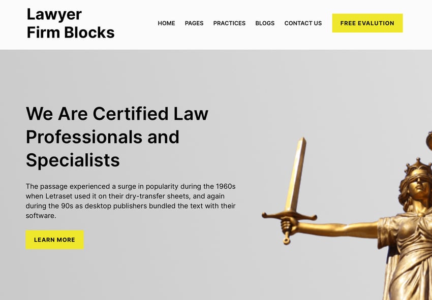 Lawyer Firm Blocks
