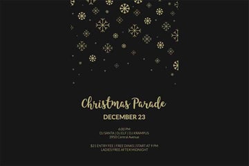 Christmas Parade Flyer Template