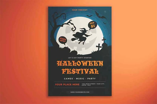 Halloween Parade Flyer Template