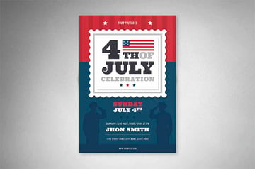 4th of July Parade Flyer Template